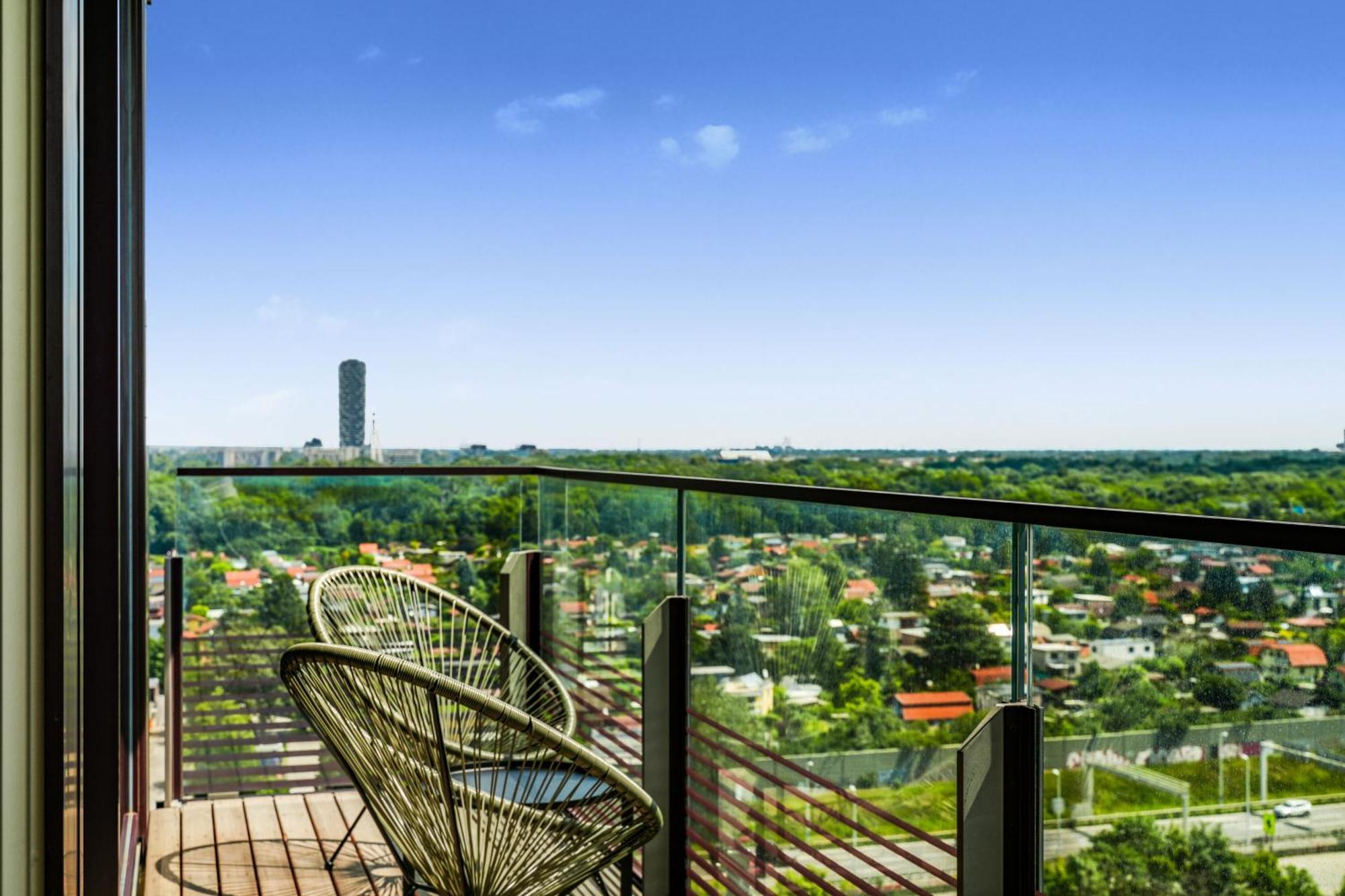 Vienna Sky Apartment I Rooftop Pool I Netflix Kültér fotó